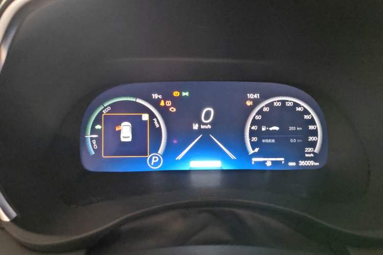 Used Toyota Crown Kluger 2023 2.5L HEV Four-Wheel Drive Prestige Edition Odometer Close Up