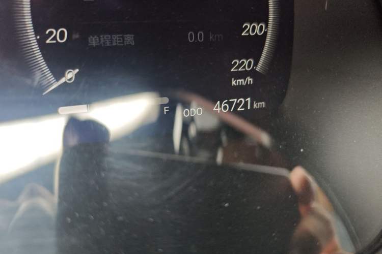Used Toyota Crown Kluger 2023 2.5L HEV Four-Wheel Drive Flagship Edition Odometer Close Up