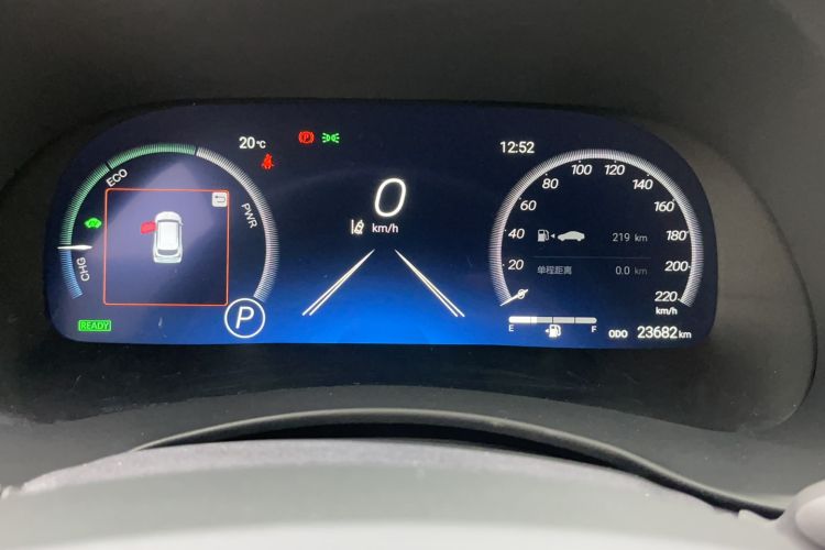 Used Toyota Crown Kluger 2023 2.5L HEV Four-Wheel Drive Flagship Edition Odometer Close Up