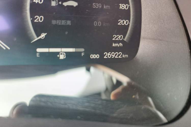 Used Toyota Crown Kluger 2023 2.5L HEV Four-Wheel Drive Prestige Edition Odometer Close Up