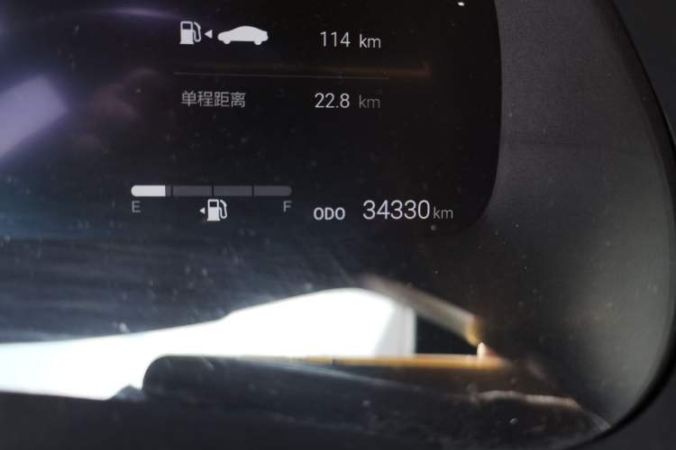 Used Toyota Crown Kluger 2023 2.5L HEV Four-Wheel Drive Prestige Edition Odometer Close Up