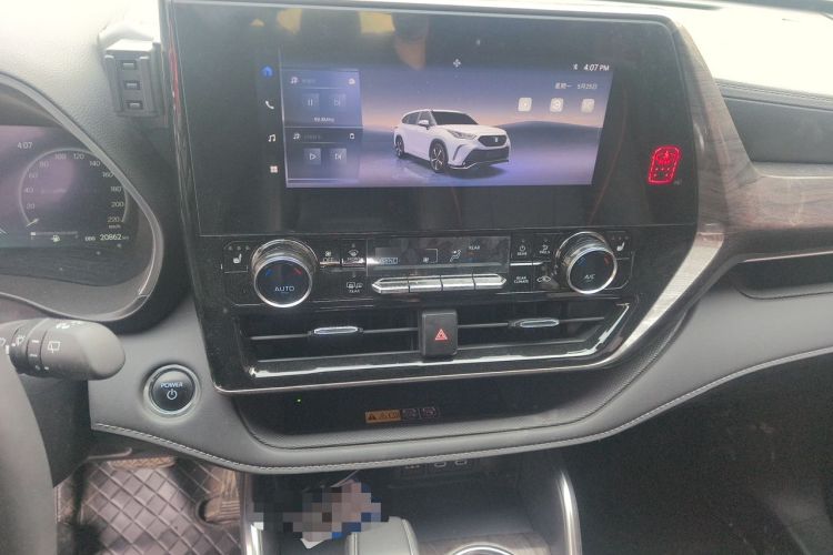 Used Toyota Crown Kluger 2024 2.5L HEV Four-Wheel Drive Luxury Edition Audio And AC Panel