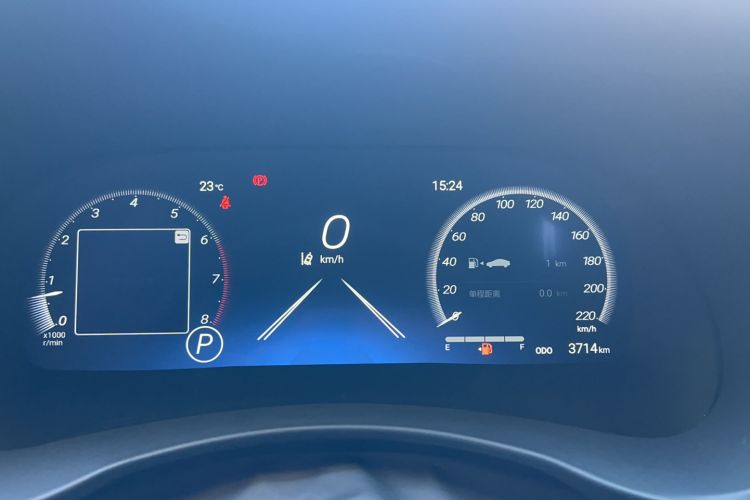 Used Toyota Crown Kluger 2024 2.0T All-Wheel-Drive Prestige Version Odometer Close Up