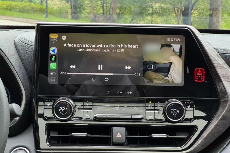 Used Toyota Crown Kluger 2024 2.5L HEV Four-Wheel Drive Premium Edition Audio And AC Panel