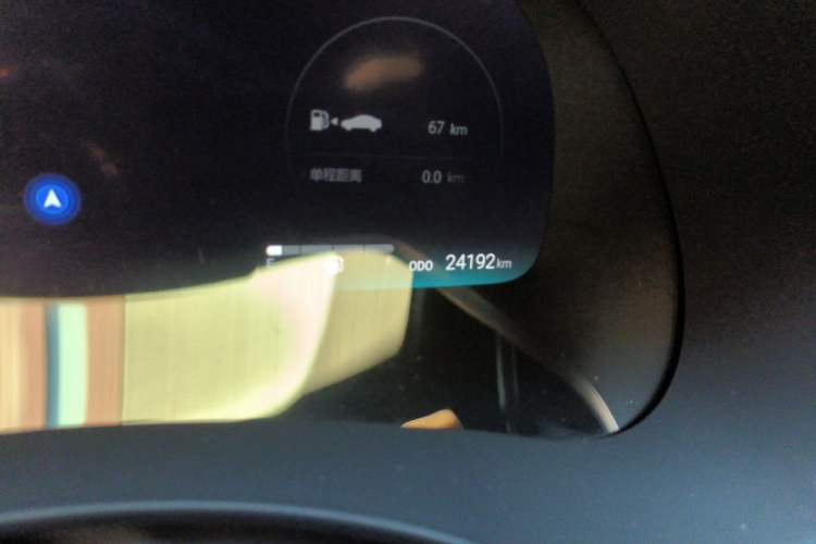 Used Toyota Crown Kluger 2024 2.5L HEV Four-Wheel Drive Premium Edition Odometer Close Up