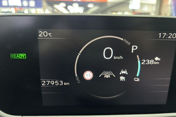 Used Toyota FAW bZ4X 2022 Four-Wheel-Drive High-Performance PRO Edition Odometer Close Up