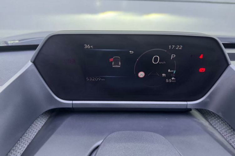 Used Toyota FAW bZ4X 2022 Two-Wheel-Drive Elite JOY Edition Odometer Close Up