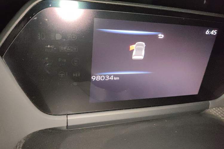 Used Toyota FAW bZ4X 2022 Two-Wheel Drive Long-Range PRO Version Odometer Close Up