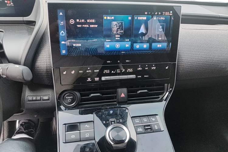 Used Toyota FAW bZ4X 2022 Four-Wheel-Drive High-Performance PRO Edition Audio And AC Panel