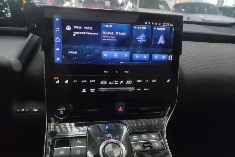 Used Toyota FAW bZ4X 2022 Four-Wheel-Drive High-Performance PRO Edition Audio And AC Panel