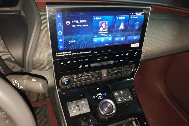 Used Toyota FAW bZ4X 2022 Four-Wheel-Drive High-Performance PRO Edition Audio And AC Panel