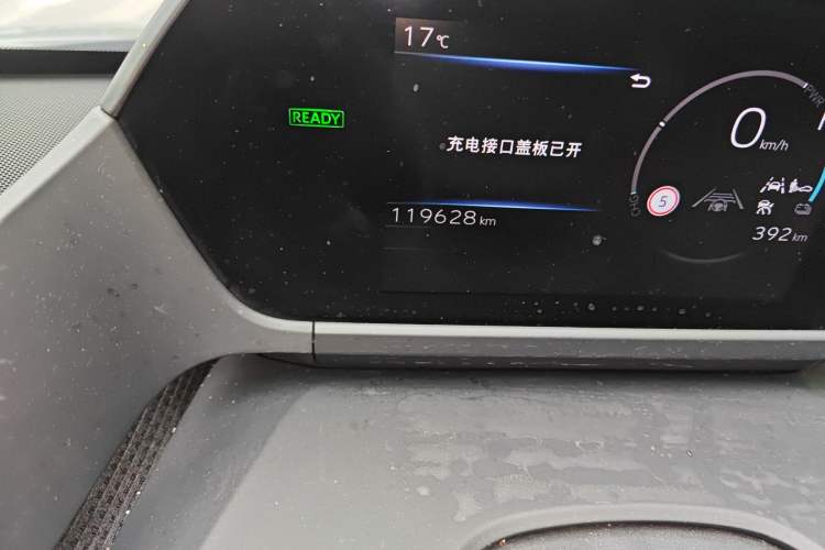 Used Toyota FAW bZ4X 2022 Two-Wheel Drive Long-Range PRO Version Odometer Close Up