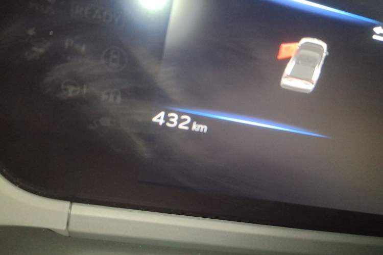 Used Toyota FAW bZ4X 2022 Four-Wheel-Drive High-Performance PRO Edition Odometer Close Up