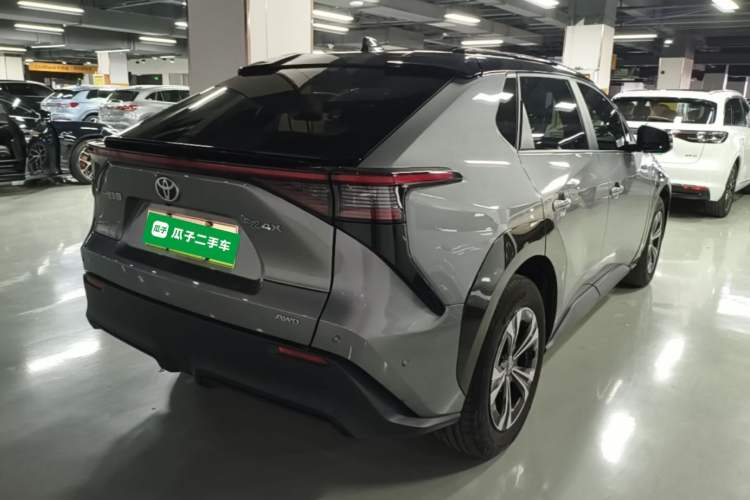 Used Toyota FAW bZ4X 2022 Four-Wheel-Drive High-Performance PRO Edition Rear Right 45 Deg
