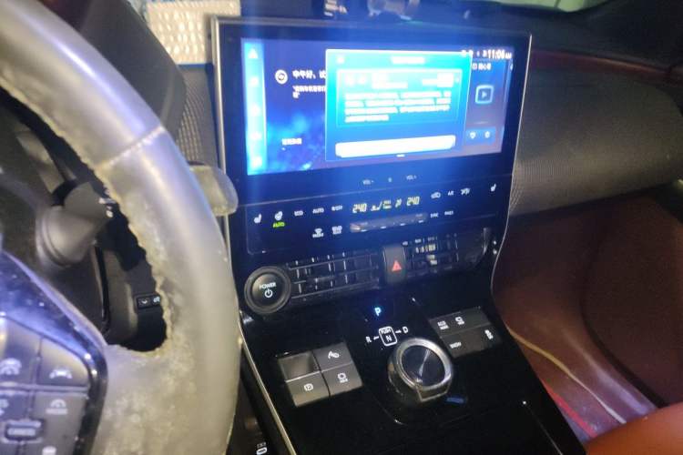 Used Toyota FAW bZ4X 2022 Two-Wheel Drive Long-Range PRO Version Audio And AC Panel