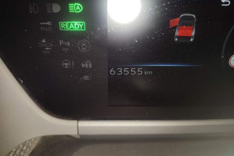 Used Toyota FAW bZ4X 2022 Two-Wheel Drive Long-Range PRO Version Odometer Close Up