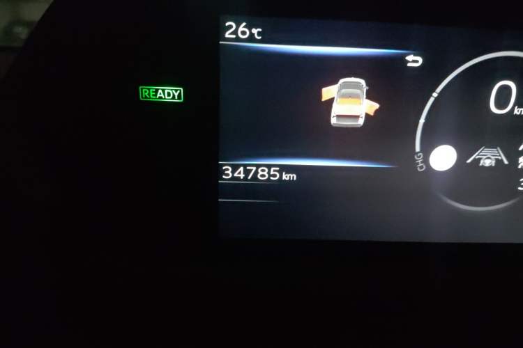 Used Toyota FAW bZ4X 2022 Two-Wheel Drive Long-Range PRO Version Odometer Close Up