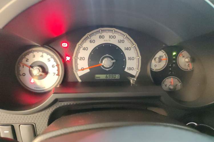 Used Toyota FJ Cruiser  Odometer Close Up