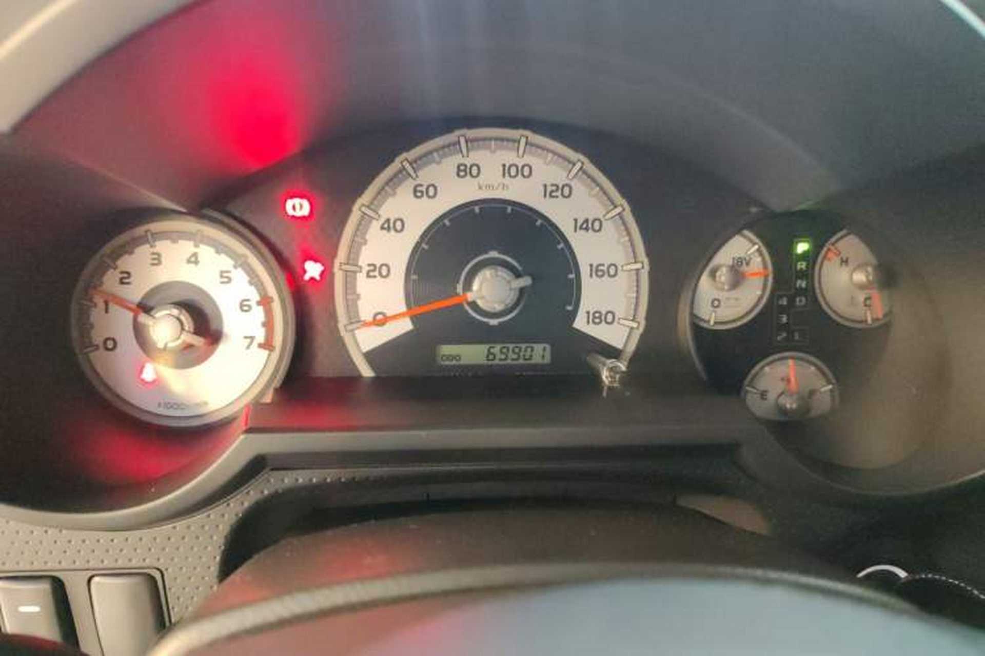 Used Toyota FJ Cruiser  Odometer Close Up