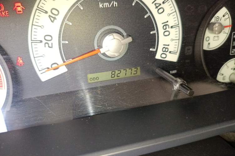 Used Toyota FJ Cruiser 2010 4.0L Odometer Close Up