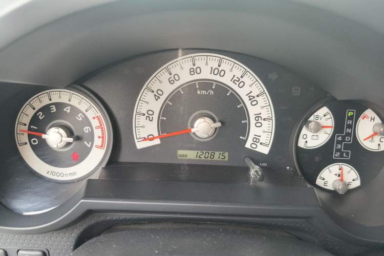 Used Toyota FJ Cruiser 2013 4.0L Odometer Close Up