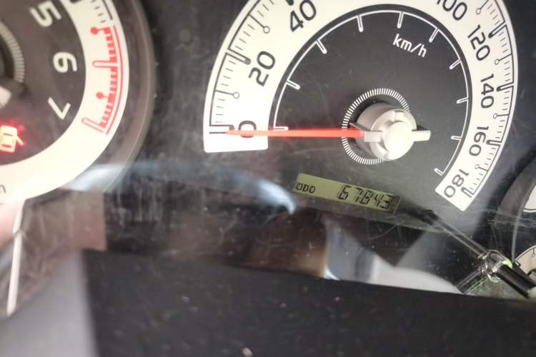 Used Toyota FJ Cruiser  Odometer Close Up