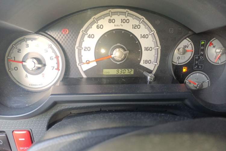 Used Toyota FJ Cruiser 2016 4.0L Automatic Parallel Import Version Odometer Close Up