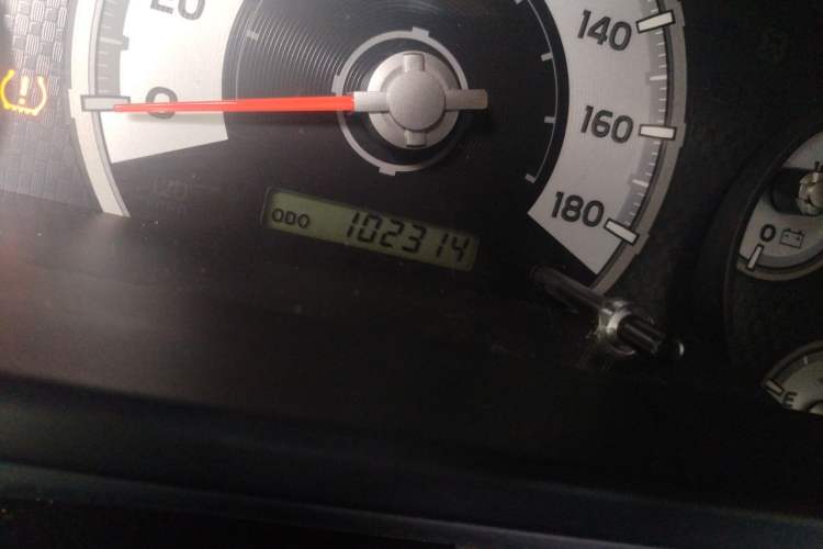 Used Toyota FJ Cruiser  Odometer Close Up