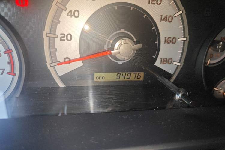 Used Toyota FJ Cruiser  Odometer Close Up