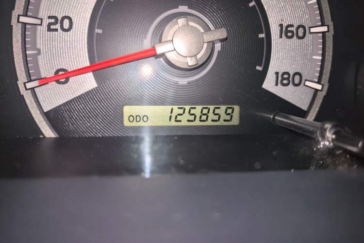Used Toyota FJ Cruiser  Odometer Close Up