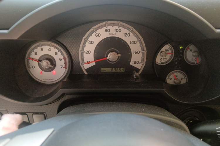 Used Toyota FJ Cruiser  Odometer Close Up