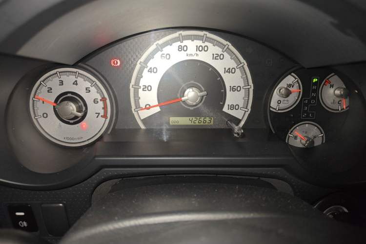 Used Toyota FJ Cruiser  Odometer Close Up