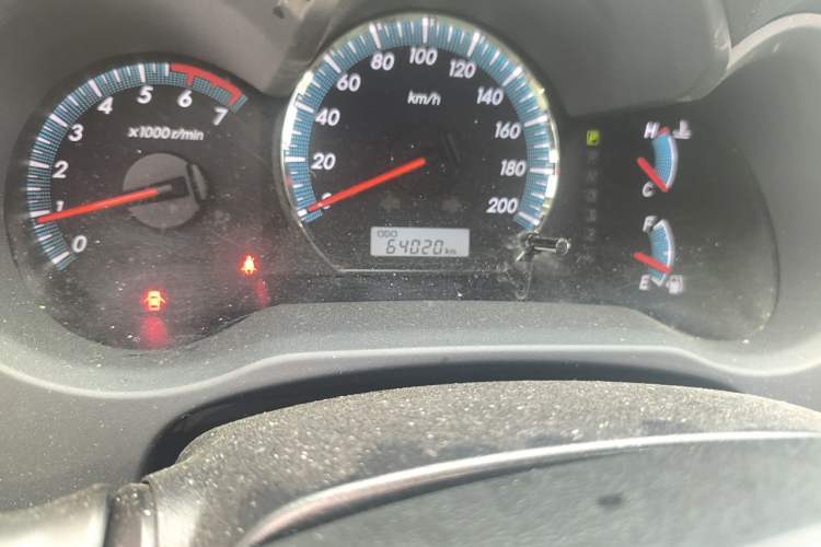 Used Toyota Fortuner  Odometer Close Up