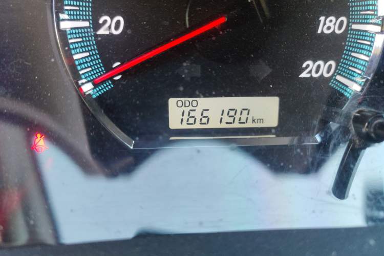 Used Toyota Fortuner  Odometer Close Up