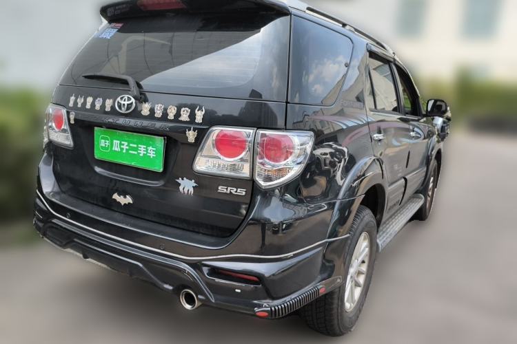 Used Toyota Fortuner  Rear Right 45 Deg