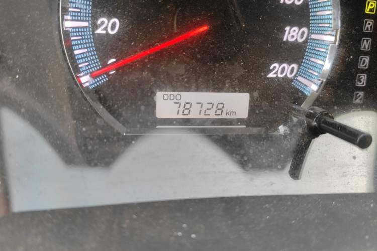 Used Toyota Fortuner  Odometer Close Up