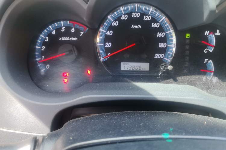 Used Toyota Fortuner  Odometer Close Up