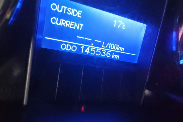 Used Toyota Fortuner  Odometer Close Up