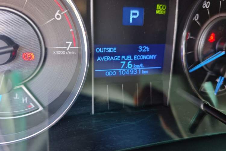 Used Toyota Fortuner 2016 2.7L Middle East Version Odometer Close Up