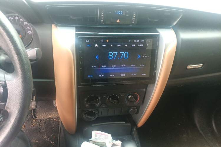 Used Toyota Fortuner  Audio And AC Panel