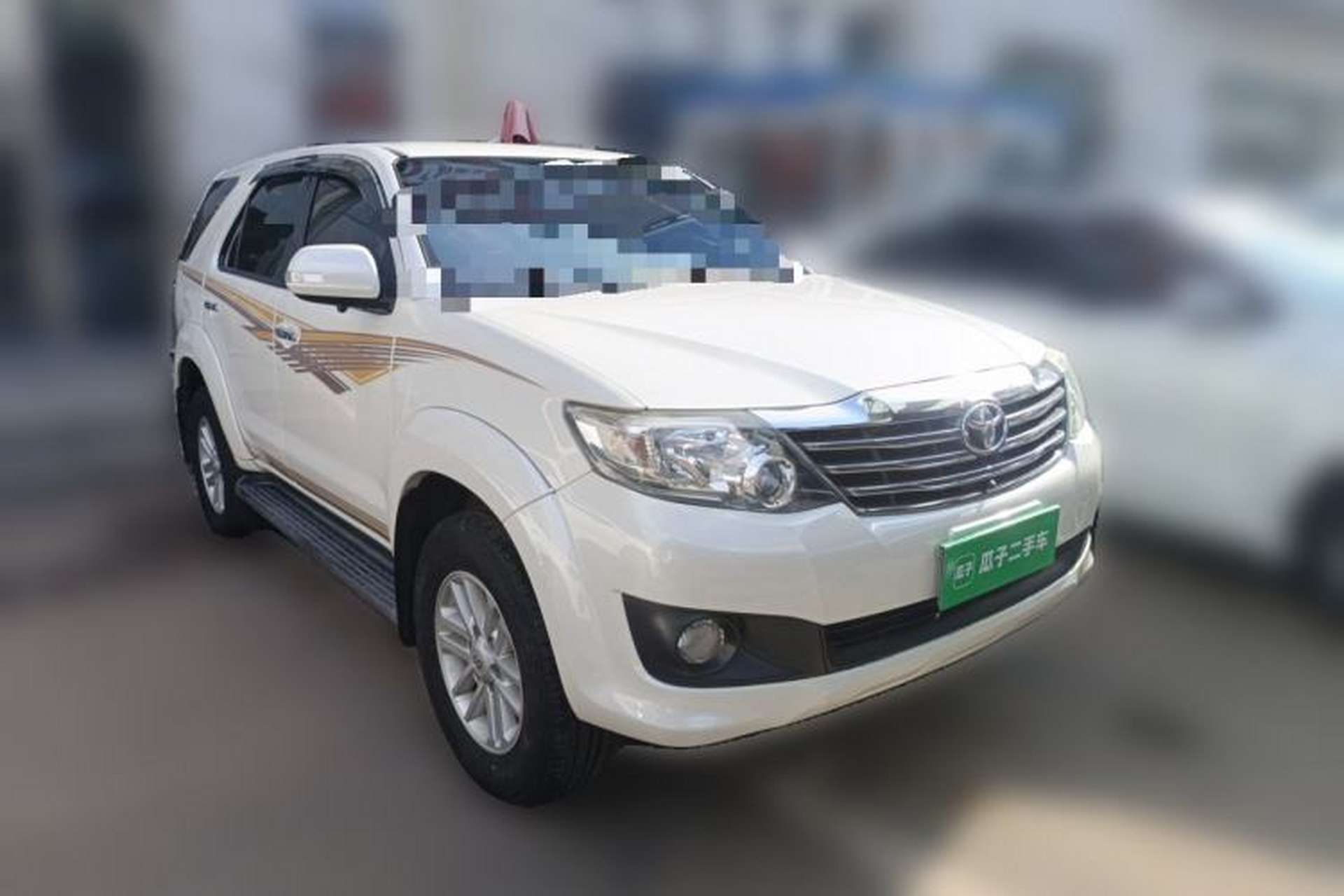 Used Toyota Fortuner  Front Right 45 Deg