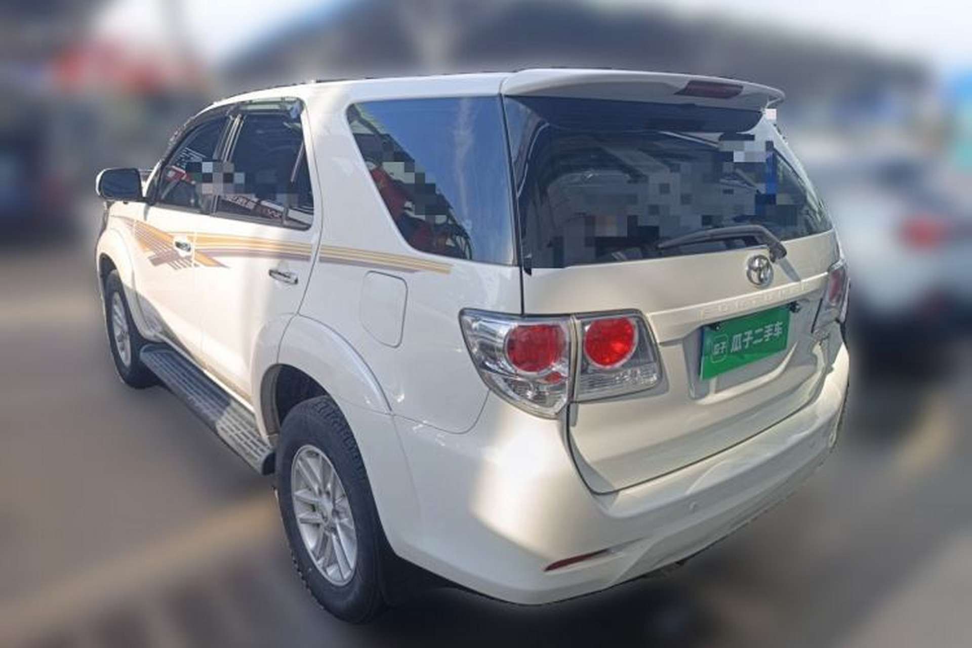 Used Toyota Fortuner  Rear Left 45 Deg