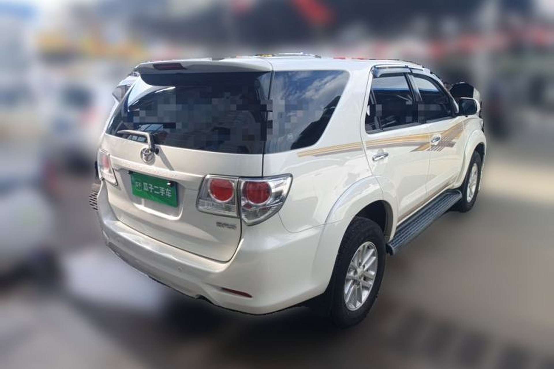 Used Toyota Fortuner  Rear Right 45 Deg