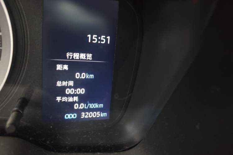 Used Toyota FRONTLANDER 2022 2.0L CVT Leading Edition Odometer Close Up