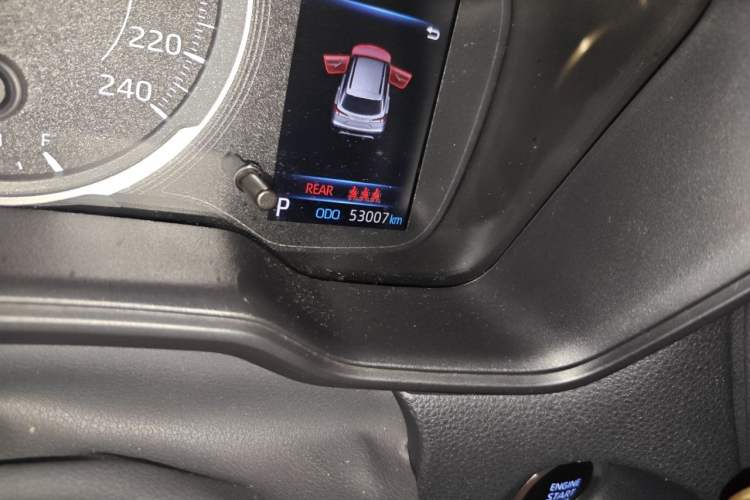 Used Toyota FRONTLANDER 2022 2.0L CVT Leading Edition Odometer Close Up