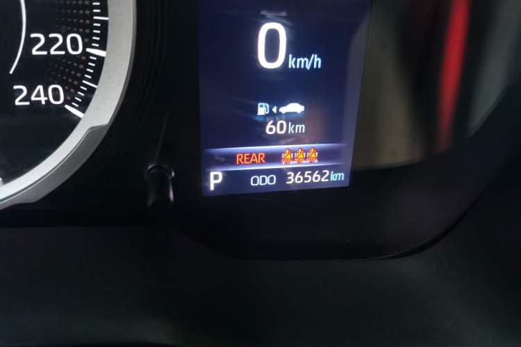 Used Toyota FRONTLANDER 2022 2.0L CVT Leading Edition Odometer Close Up