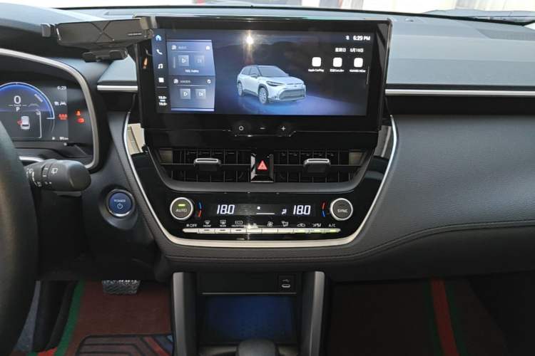 Used Toyota FRONTLANDER 2023 2.0L Smart Electric Hybrid Dual-Engine Luxury Edition Audio And AC Panel