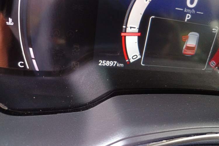 Used Toyota FRONTLANDER 2023 2.0L CVT Elite Edition Odometer Close Up