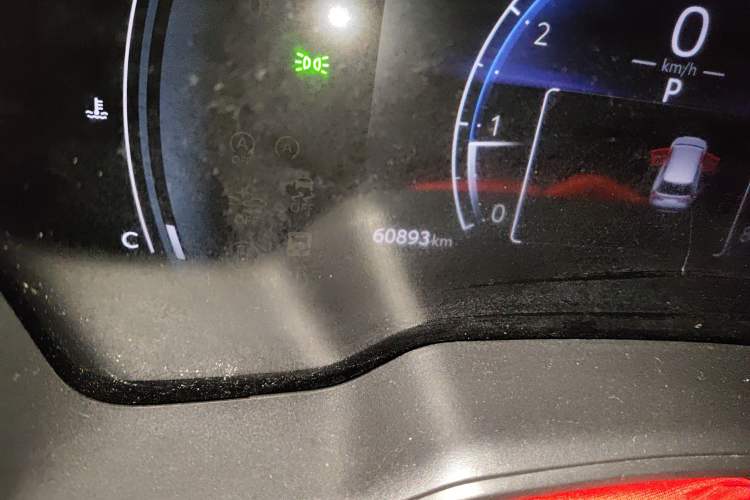 Used Toyota FRONTLANDER 2023 2.0L CVT Elite Edition Odometer Close Up