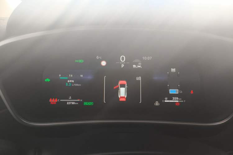 Used Toyota FRONTLANDER 2023 2.0L Smart Electric Hybrid Dual-Engine Deluxe Version Instrument Cluster